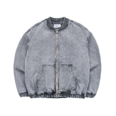 acme de la vie with JEONGHAN - MA-1 BLOUSON DENIM JACKET GREY_155356.jpg