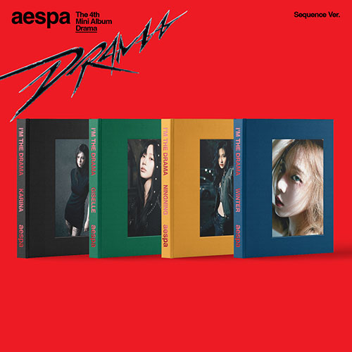 [Sequence][SET] aespa 4th Mini Album - Drama (SET Ver.) 4CD - kpoptown.ca