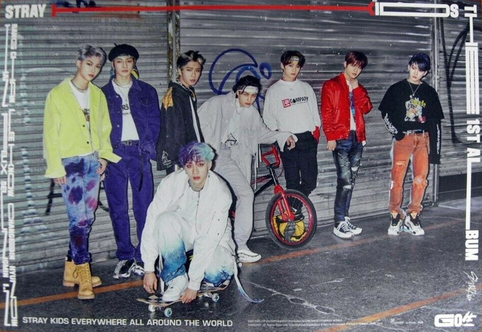 [Poster] Stray Kids 1st Album - GO生 Random Poster - kpoptown.ca