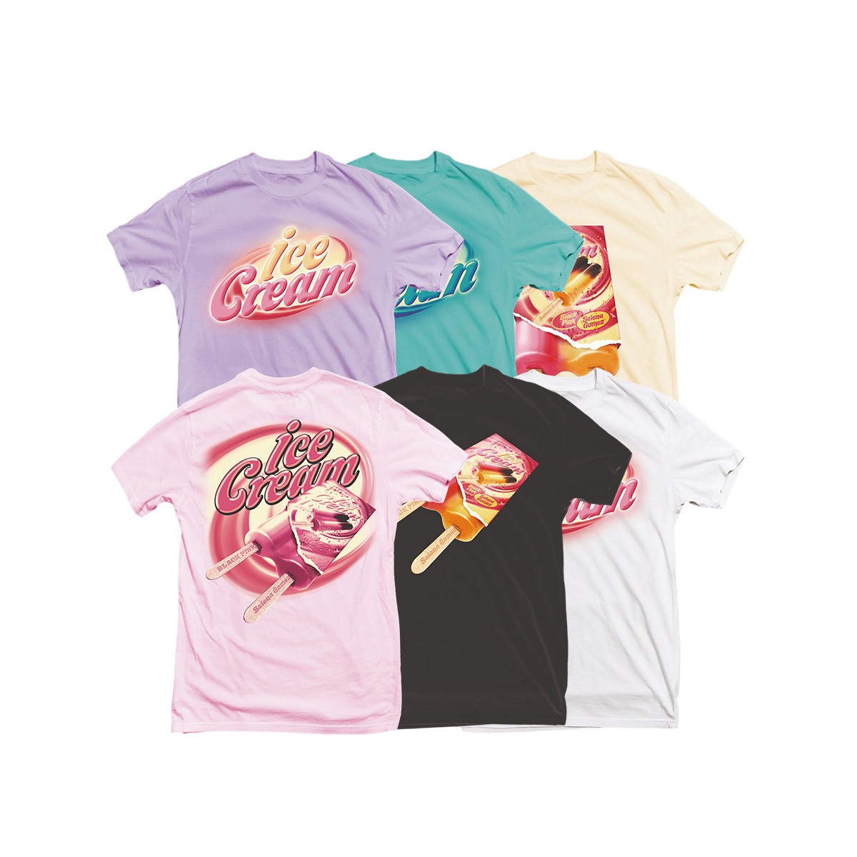 BLACKPINK ICECREAM Goods - T-SHIRT TYPE 1 - kpoptown.ca