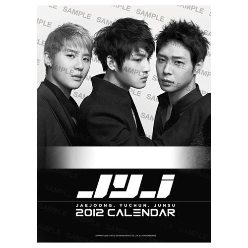 [Special Sale] 2012 JYJ C-JES Official Calendar - Wall Calendar - kpoptown.ca