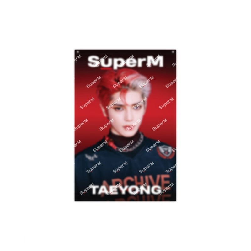 SuperM SuperOne Goods - AR Fabric Poster - kpoptown.ca