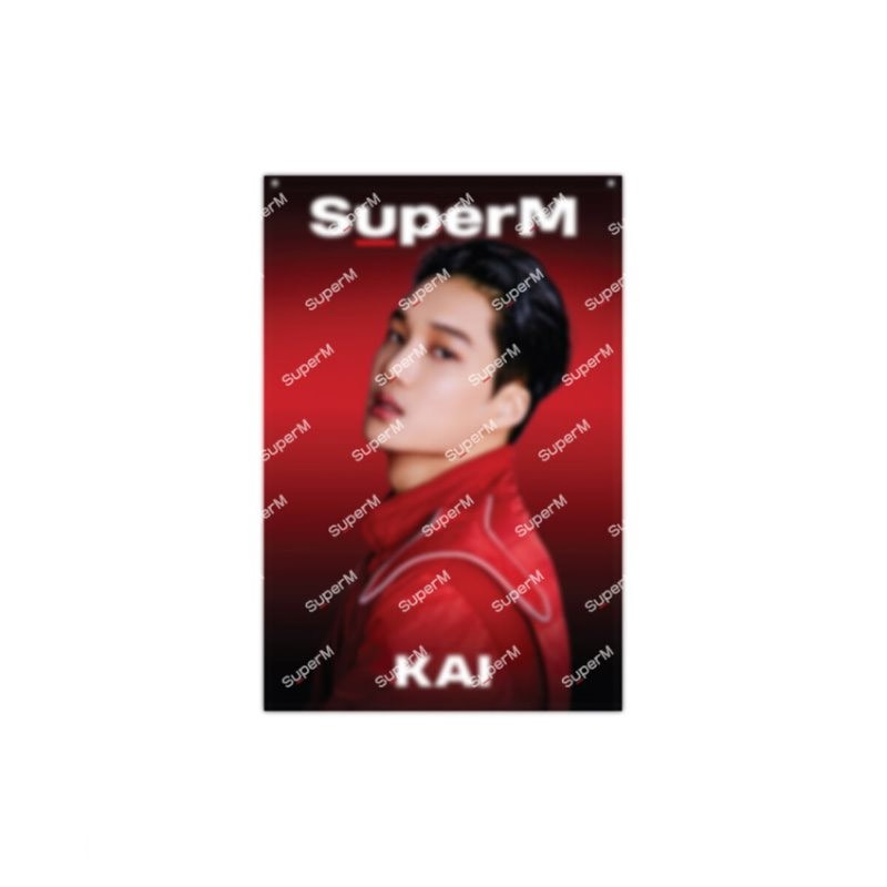 SuperM SuperOne Goods - AR Fabric Poster - kpoptown.ca