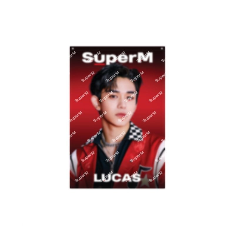 SuperM SuperOne Goods - AR Fabric Poster - kpoptown.ca