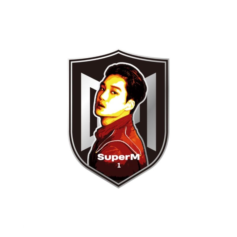 SuperM SuperOne Goods - Cartoon Badge - kpoptown.ca