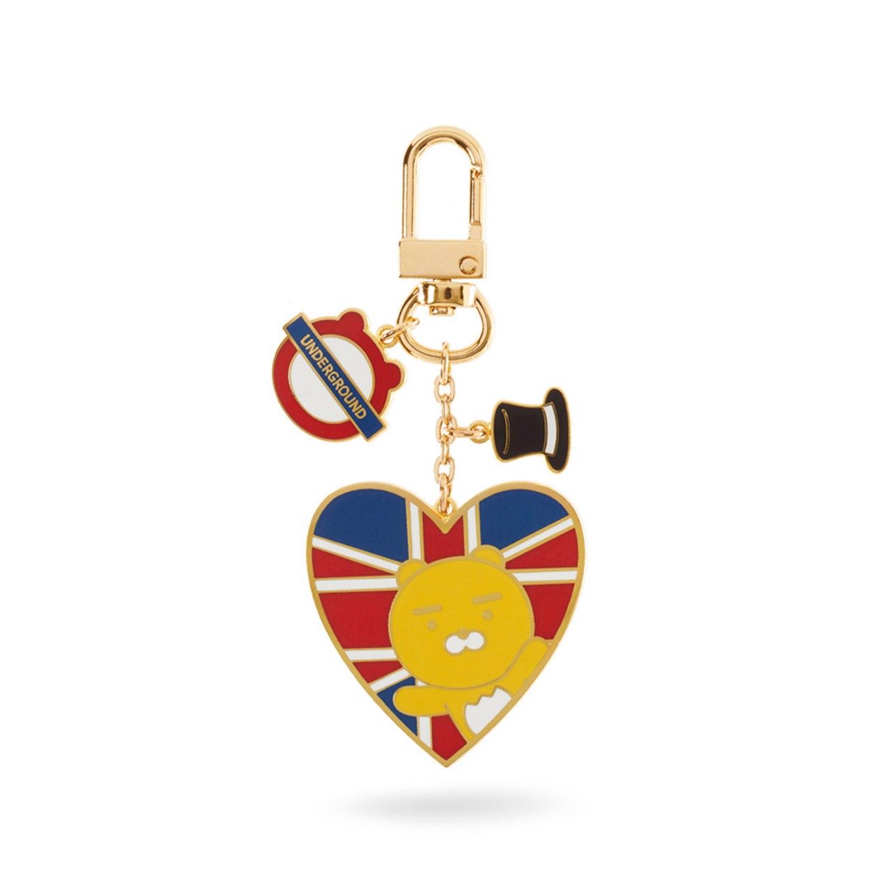 [ KAKAO FRIENDS ] London Edition Metal Key Chain - kpoptown.ca