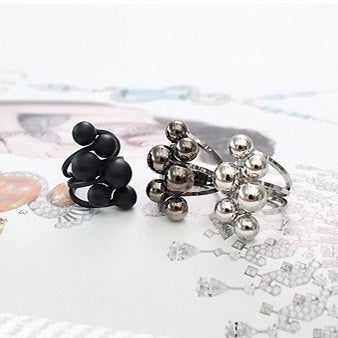 [BE68] Junhyung & Jang Keun Suk Style Three Piecies Beads Ring - kpoptown.ca