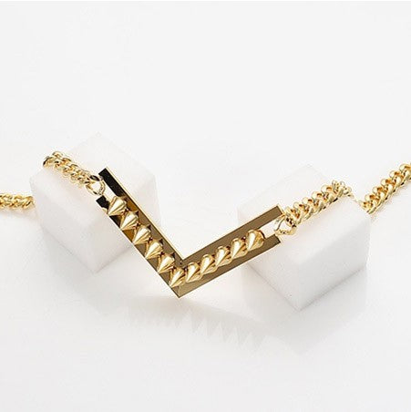 [EX111] EXO Big Stud Necklace - kpoptown.ca