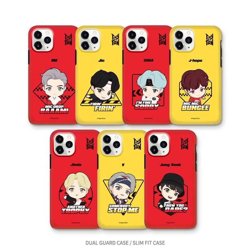 BTS x TinyTAN Goods - Mic Drop 2D Dual Guard Case for iPhone - kpoptown.ca