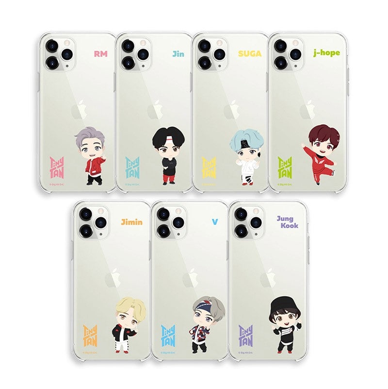 BTS x TinyTAN Goods - Clear Soft Case for iPhone - kpoptown.ca