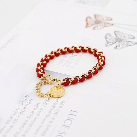 [VX43] VIXX Gold Coin Bracelet - kpoptown.ca