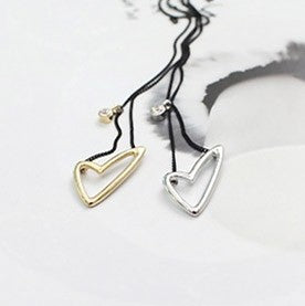 [DR09] Angular Heart Necklace - kpoptown.ca