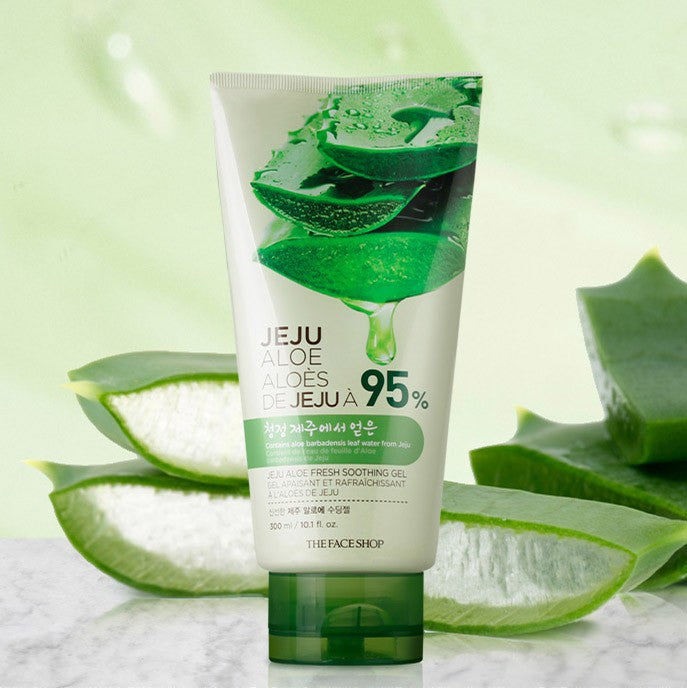 [Thefaceshop] Jeju Aloe Fresh Soothing Gel (Tube) 300ml - kpoptown.ca