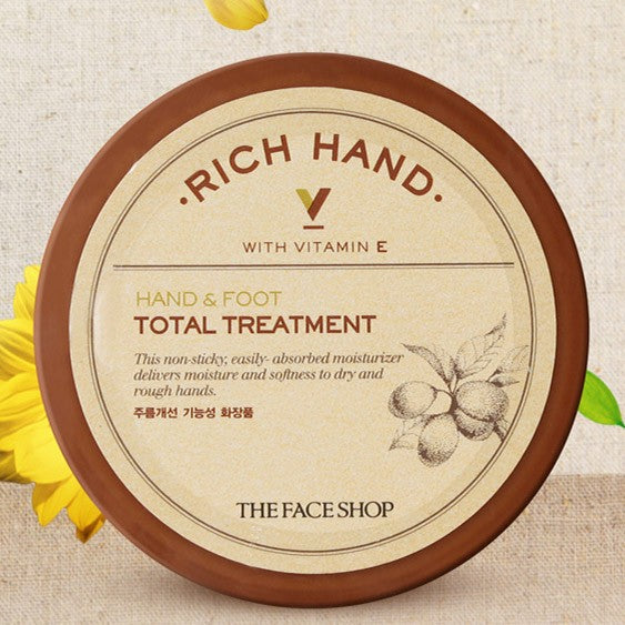 [Thefaceshop] Rich Hand V Hand & Foot Total Treatment 110ml - kpoptown.ca