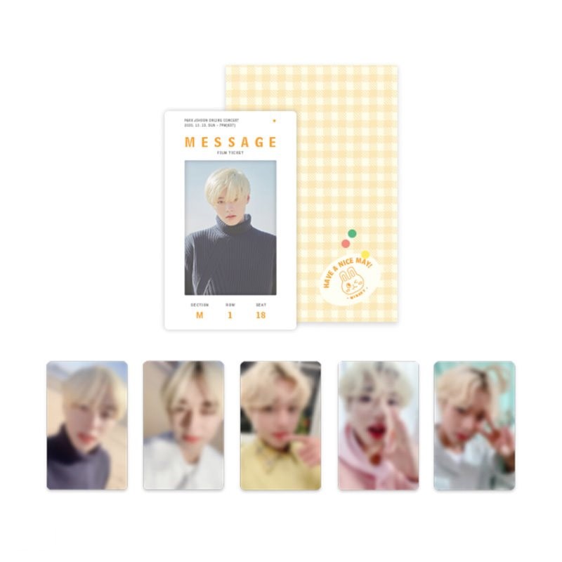 PARK JI HOON MESSAGE Goods - FILM PHOTOCARD SET - kpoptown.ca