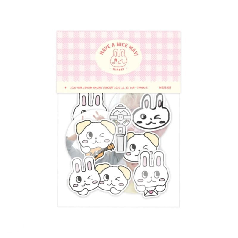 PARK JI HOON MESSAGE Goods - STICKER PACK - kpoptown.ca