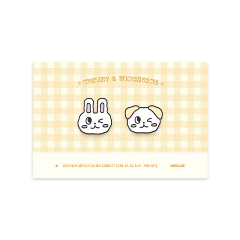 PARK JI HOON MESSAGE Goods - MINI BADGE SET - kpoptown.ca