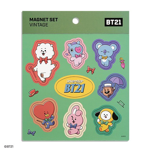 [BT21] BT21 X Monopoly Collaboration - Magnet Set - kpoptown.ca