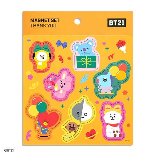 [BT21] BT21 X Monopoly Collaboration - Magnet Set - kpoptown.ca