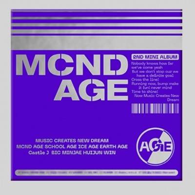 MCND 2nd Mini Album - MCND AGE (GET Ver.) CD + Poster - kpoptown.ca