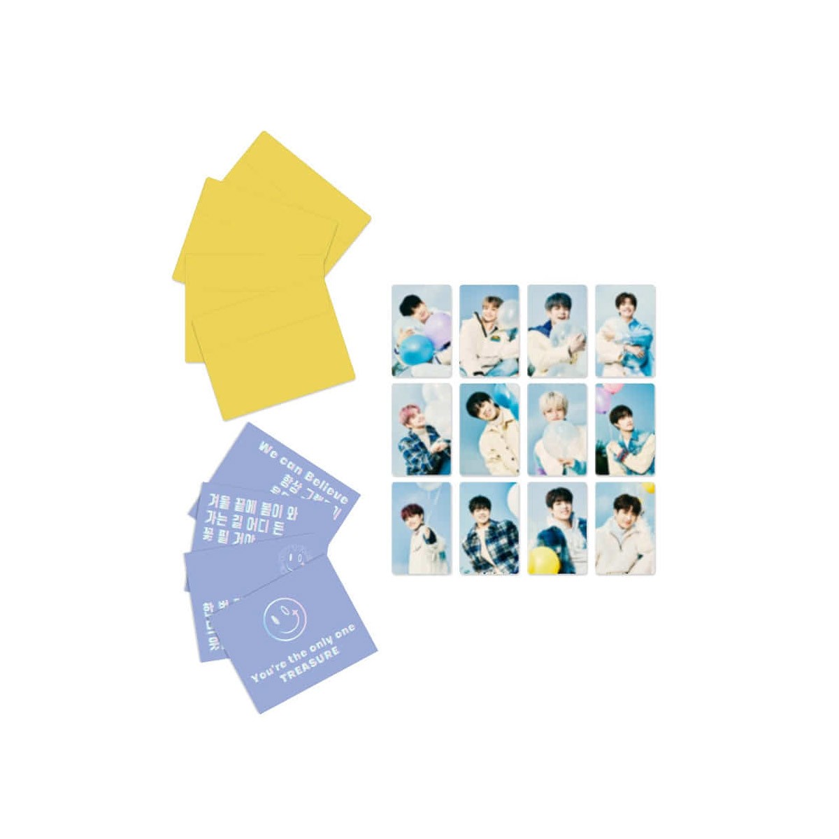 TREASURE MYTREASURE Goods - LYRICS CARDS + PHOTOCARDS SET - kpoptown.ca