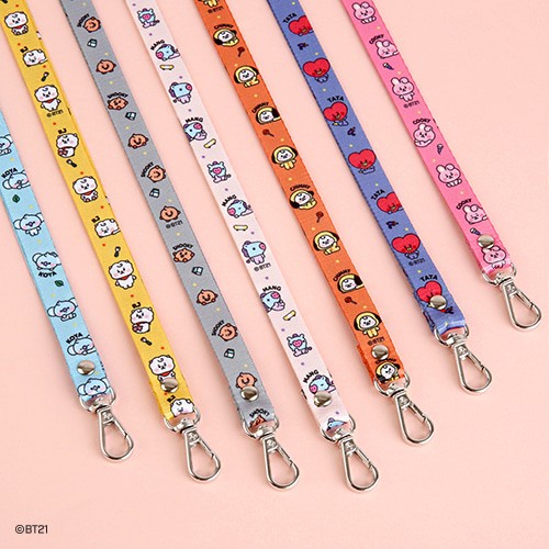 [BT21] BT21 X Monopoly Collaboration - Baby Slim Neck Strap - kpoptown.ca