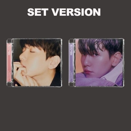 [SET] BAEKHYUN 3rd Mini Album - BAMBI JEWEL CASE VER. (SET Ver.) 2CD - kpoptown.ca