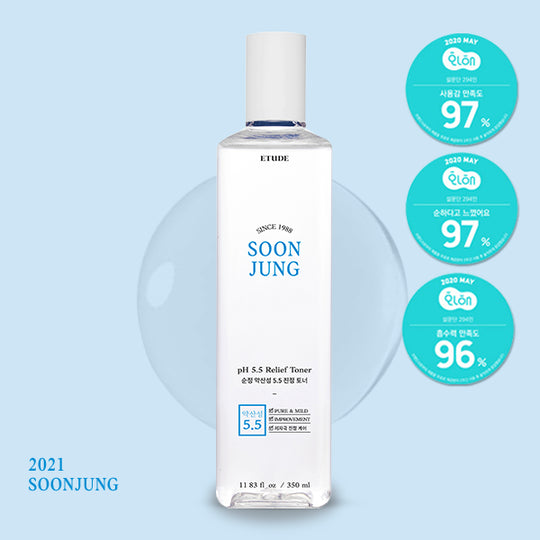 [ETUDE HOUSE] SOONJUNG pH 5.5 Relief Toner 350ml - kpoptown.ca