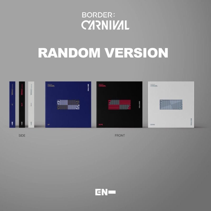 ENHYPEN 2nd Mini Album - BORDER : CARNIVAL (Random Ver.) CD - kpoptown.ca
