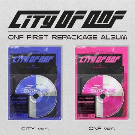 [SET] ONF 1st Repackage Album - CITY OF ONF (SET ver.) 2CD - kpoptown.ca