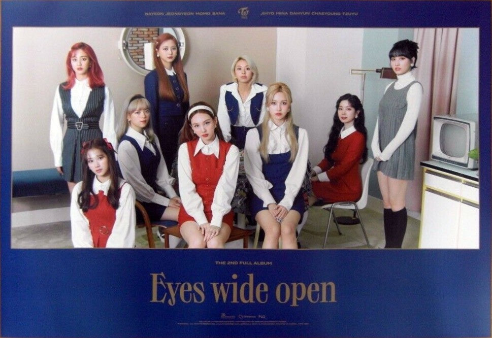 [Poster] TWICE 2nd Album - EYES WIDE OPEN (Random Ver.) Poster - kpoptown.ca