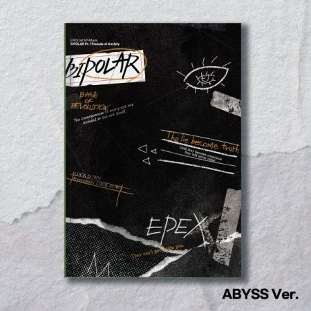 EPEX 1st EP Album - Bipolar Pt.1 Perlude of Anxiety (ABYSS Ver.) CD + Poster - kpoptown.ca