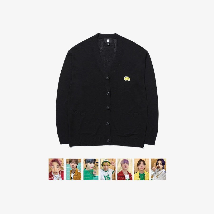 BTS Butter Goods - Cardigan (Black) - kpoptown.ca