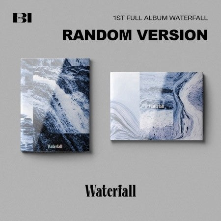 B.I 1st Full Album - WATERFALL (Random Ver.) CD + Poster - kpoptown.ca