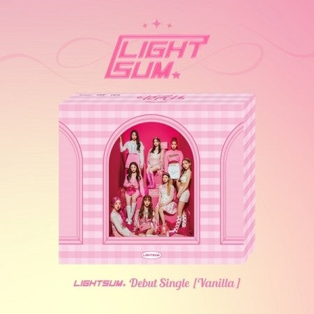 LIGHTSUM 1st Single Album - Vanilla CD + Poster - kpoptown.ca