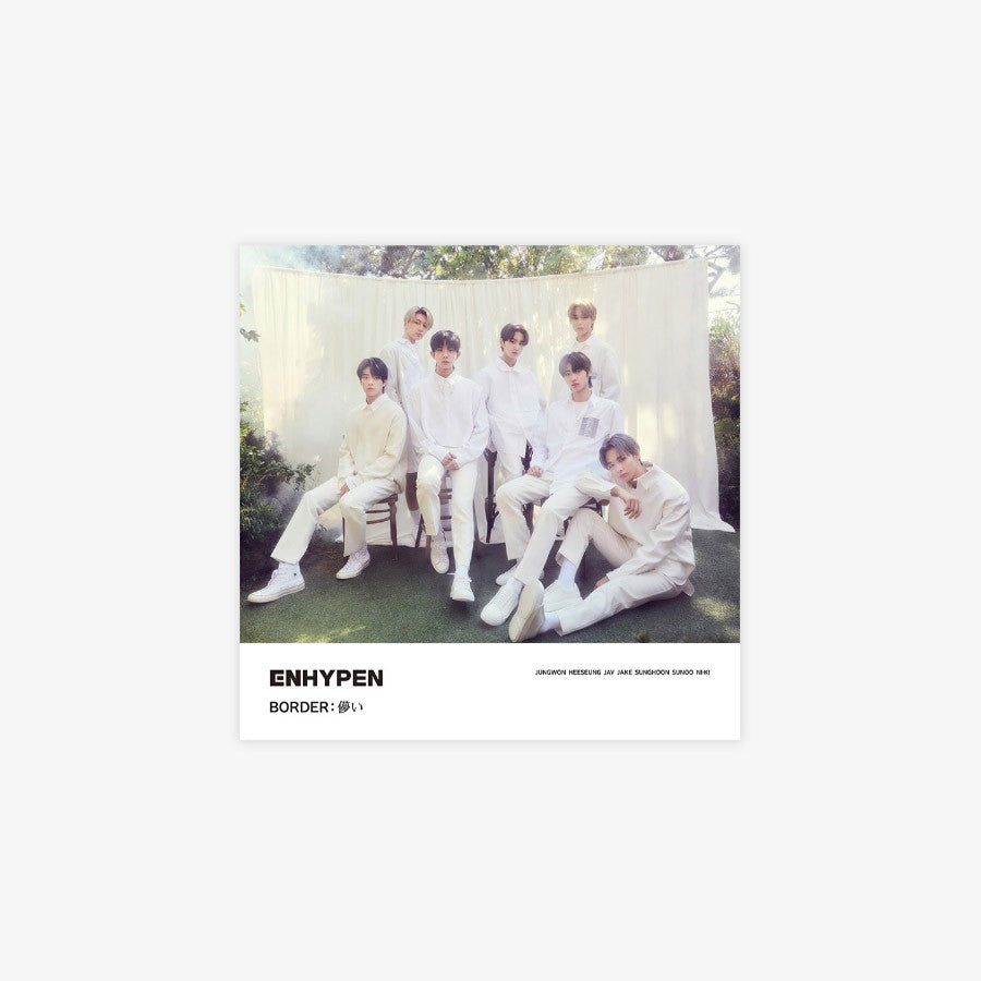 [Japanese Edition] ENHYPEN 1st Single Album - BORDER : 儚い (1st Limited Edition Ver.B) CD - kpoptown.ca