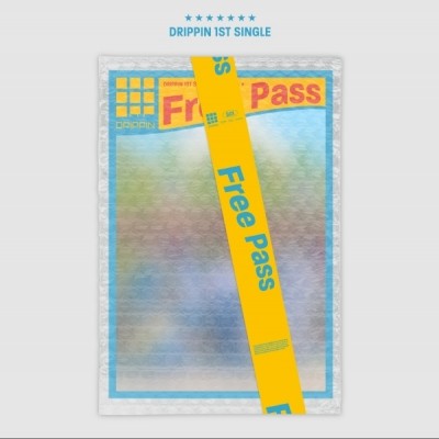 DRIPPIN 1st Single Album - Free Pass (A ver.) CD + Poster - kpoptown.ca