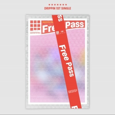 DRIPPIN 1st Single Album - Free Pass (B ver.) CD + Poster - kpoptown.ca