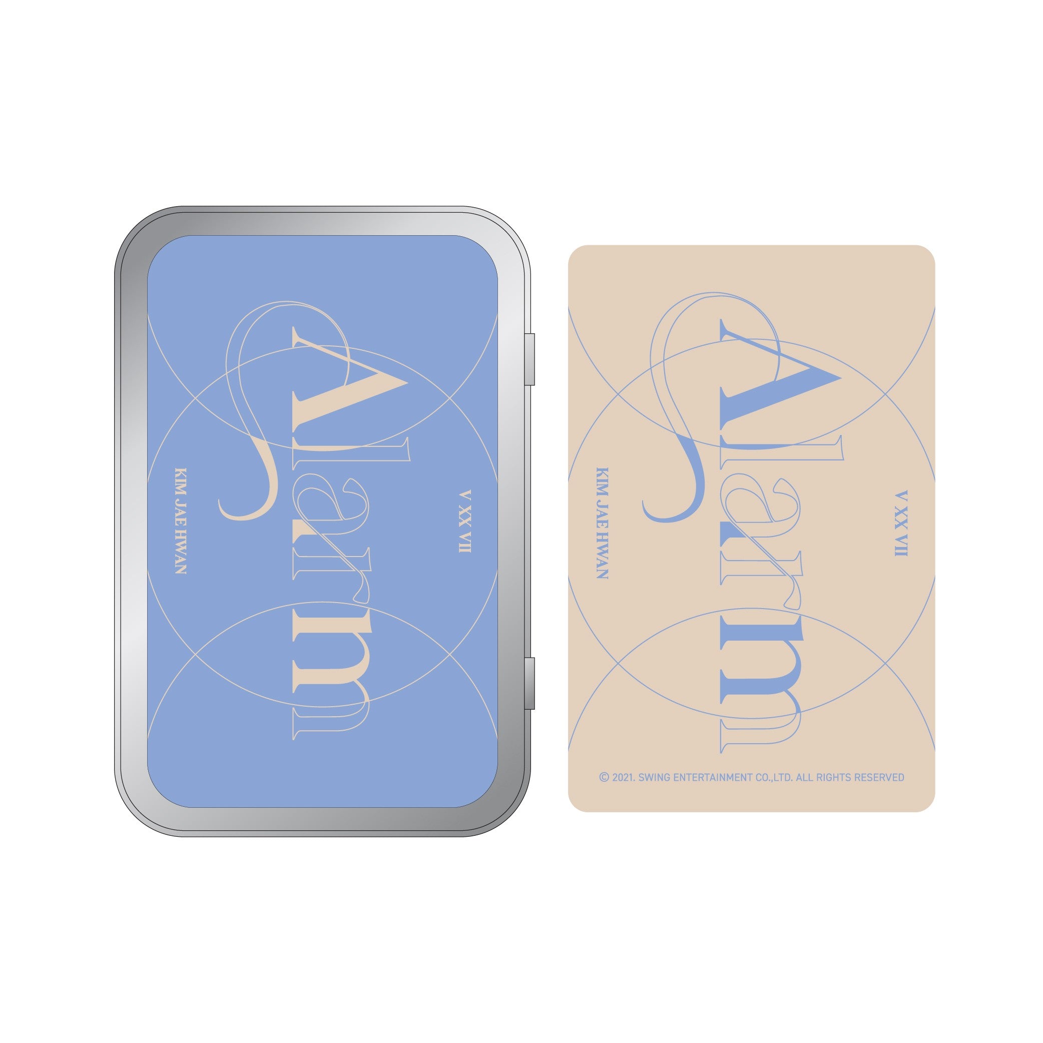 KIM JAE HWAN Alram Goods - Photocard Tin Case Set - kpoptown.ca