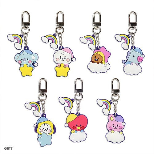 [BT21] BT21 X Monopoly Collaboration - Baby Silicon Keyring Dream - kpoptown.ca