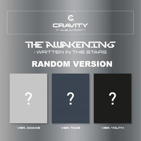 CRAVITY 1st Album Part.1 - The Awakening :Written in the Stars (Random ver.) CD - kpoptown.ca