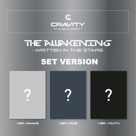 [SET] CRAVITY 1st Album Part.1 - The Awakening :Written in the Stars (SET ver.) 3CD - kpoptown.ca