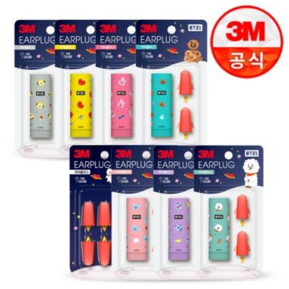 [BT21] BTS 3M Collaboration - 2020 Ear Plug - kpoptown.ca