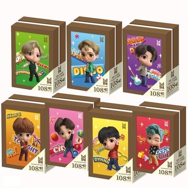 [SET] BTS x TinyTAN Dynamite Goods - Jigsaw Puzzle Set - kpoptown.ca