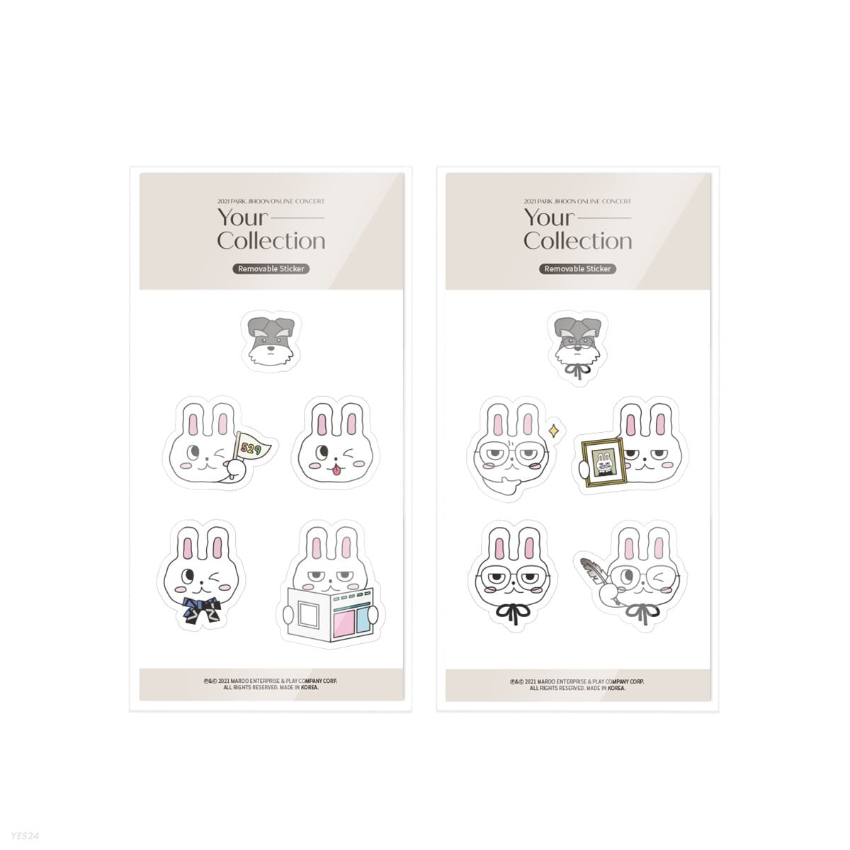 PARK JI HOON Your Collection Goods - REMOVABLE STICKER SET - kpoptown.ca