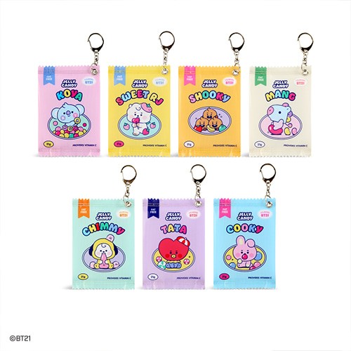 [BT21] BT21 X Monopoly Collaboration - Baby Jelly Candy Pouch [Small] - kpoptown.ca