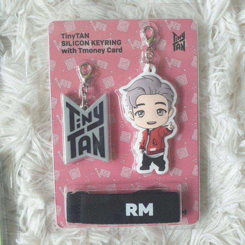 BTS x TinyTAN Goods - Figure Silicon Keyring with Tmoney Card - kpoptown.ca