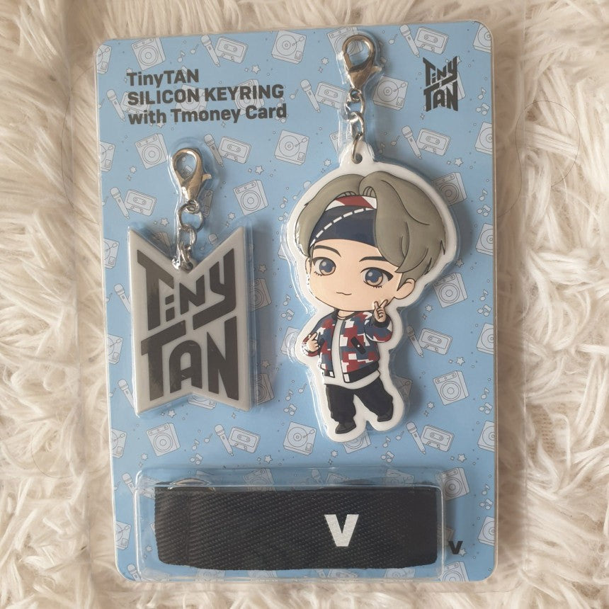 BTS x TinyTAN Goods - Figure Silicon Keyring with Tmoney Card - kpoptown.ca