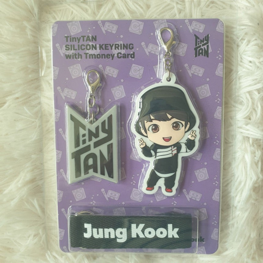 BTS x TinyTAN Goods - Figure Silicon Keyring with Tmoney Card - kpoptown.ca