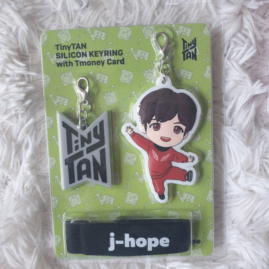 BTS x TinyTAN Goods - Figure Silicon Keyring with Tmoney Card - kpoptown.ca